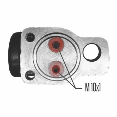 CILINDRO DE RUEDA  RASTROJERO P63 68-71 Ø28.57 MM. DEL. DER.