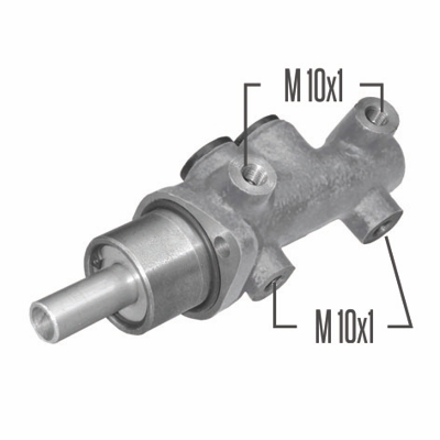 BOMBA DE FRENO  FIAT PALIO/SIENA B.ATE Ø20.64 MM. D/C DEP JUNTOS 4 SALIDAS