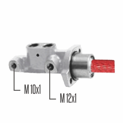 BOMBA DE  FRENO C/ ABS PEUGEOT 306-206-207.  2 SAL.( 10X1 -  12X1 )