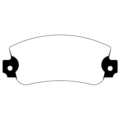 PASTILLA DE FRENO DEL RENAULT 12/FIAT 147/SPAZIO/FIORINO (BANANITA)