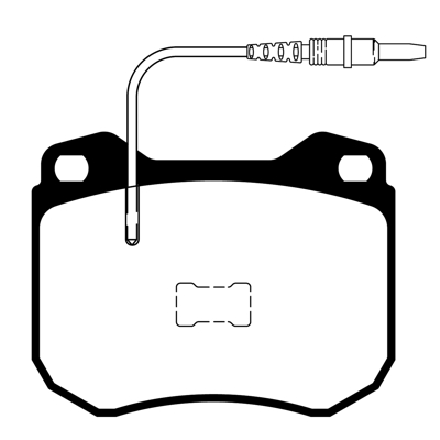 PASTILLA DE FRENO PEUGEOT 405/505/604