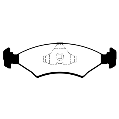 PASTILLA DE FRENO DEL FORD SIERRA/ESCORT (S/SENSOR)