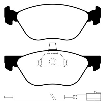 PASTILLAS DE FRENO FIAT ARGO 1.8 - CRONOS - LINEA - PALIO WEEKEND ADVENTURE - STRADA ADVENTURE