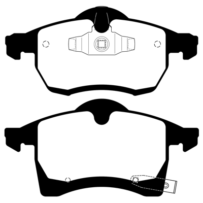 PASTILLA DE FRENO DEL CHEVROLET  ASTRA (2.0)/MERIVA (1.8)/VECTRA/ZAFIRA (2.0-8V-16V) 10/.