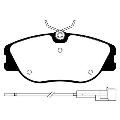 PASTILLA DE FRENO DEL FIAT TIPO/ALFA ROMEO