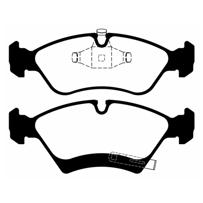 PASTILLA DE FRENO DEL CHEVROLET MERIVA 10/...(1.8-RODADO 14")/ZAFIRA