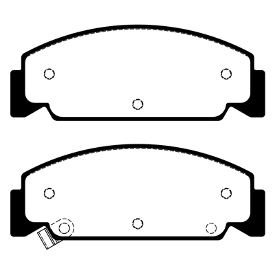 PASTILLA DE FRENO DEL HONDA CIVIC 94/... (1,4-16V-GL)/ HONDA ACCORD (SIST AKEBONO)