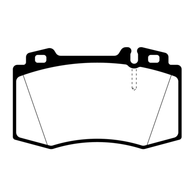 PASTILLA DE FRENO DEL MERCEDES BENZ MB-ML 430 00/... (2.8)