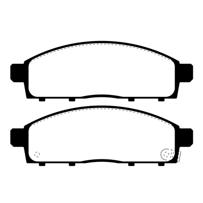 PASTILLA DE FRENO DEL MITSUBISHI L-200 TRITON 08/...