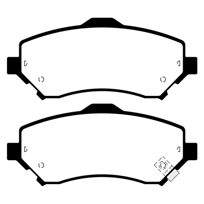 PASTILLA DE FRENO DEL DODGE JOURNEY 08/... /JEEP CHEROKEE/LIBERTY 07/... WRANGLER/CARAVAN