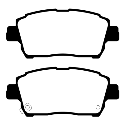 PASTILLA DE FRENO DEL TOYOTA CELICA / YARIS /PRIUS