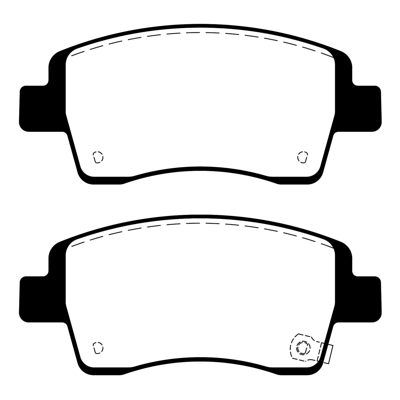 PASTILLA DE FRENO DEL TOYOTA ETIOS XS/XLS 13/... (1.5)