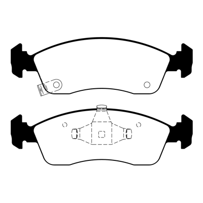 PASTILLA DE FRENO DEL CHEVROLET COBALT LT-LTZ (1.8)/ONIX LT-LTZ (1.4)/ PRISMA LT- LTZ (1.4) 12/...
