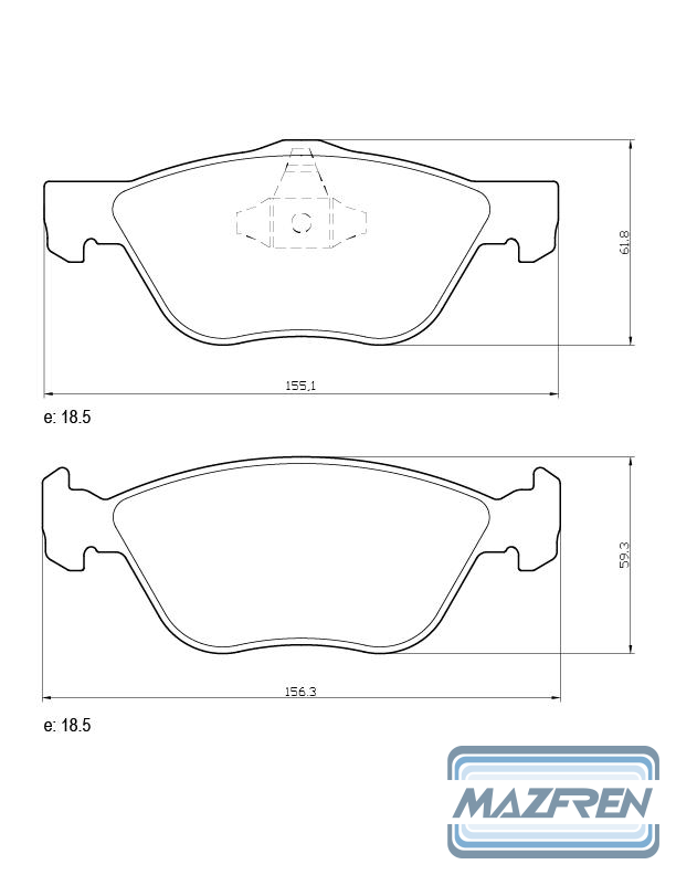 PASTILLAS DE FRENO FIAT ARGO 1.8 - CRONOS - LINEA - PALIO WEEKEND ADVENTURE - STRADA ADVENTURE