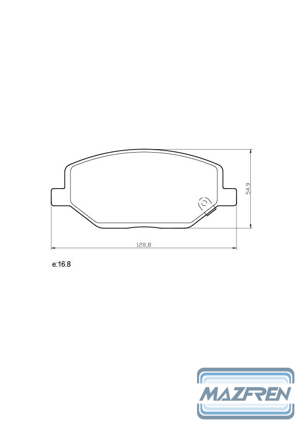 PASTILLA DE FRENO DEL CHEVROLET SPIN 17/... /COBALT 17/...