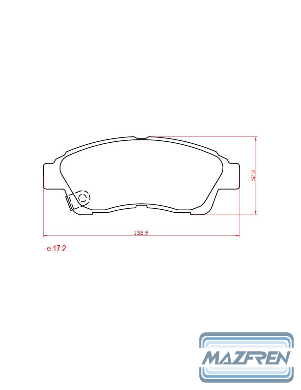 PASTILLA DE FRENO TOYOTA CORONA/CAMRY