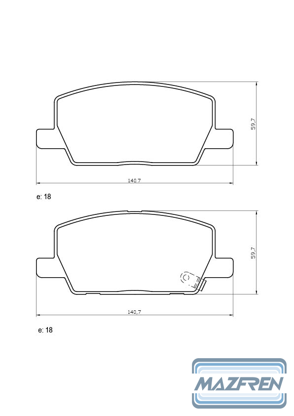 PASTILLA DE FRENO DEL CHEVROLET TRACKER 18/... (LT-1.4-TB-16V-4X2)