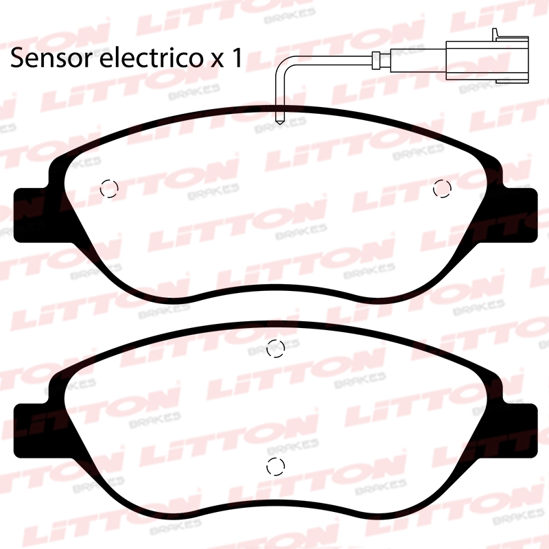 PASTILLA DE FRENO DEL FIAT BRAVO 10/... (1.4-16V-19.3)  - STILO