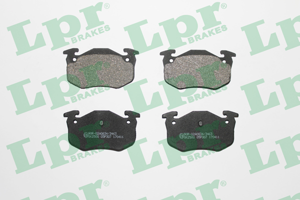 PASTILLA DE FRENO TRAS RENAULT CLIO R19/MEGANE/SCENIC/PEUGEOT 205/306/307