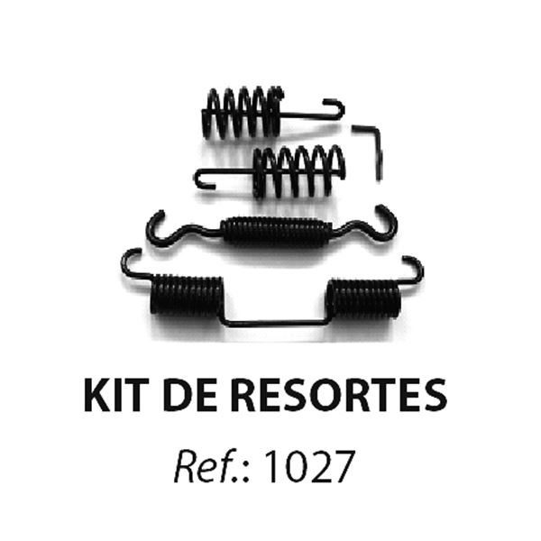 KIT DE RESORTE TRAS. FORD 814/914/ CARGO - 1 RUEDA