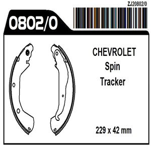 JGO. DE ZAPATAS CHEVROLET SPIN TRACKER .229MM