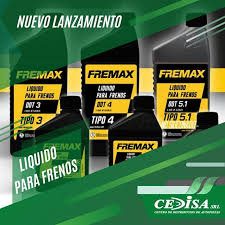 LIQUIDO DE FRENO - DOT4  200 ML - FREMAX - Caja x 36 Unidades - Precio Unitario