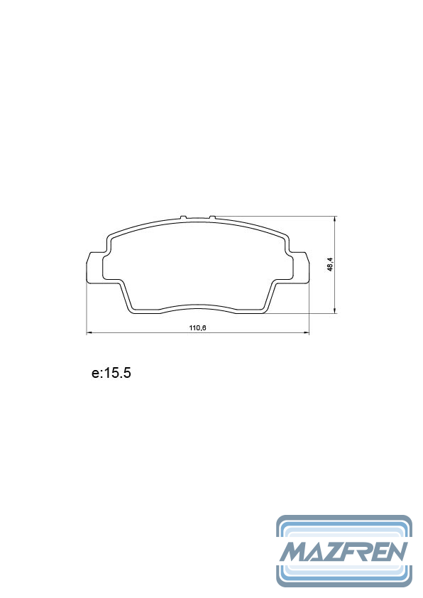 PASTILLA DE FRENO DEL RENAULT KWID 19/... (DISCO VENTILADO)