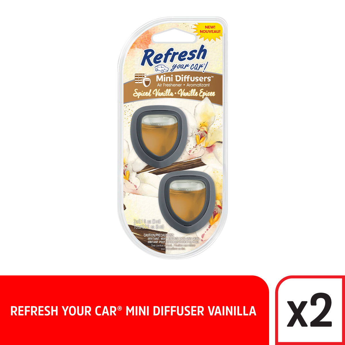 MINI OIL VANILLA - ACEITE PERFUMADO  - CAJA X 4 UNIDADES