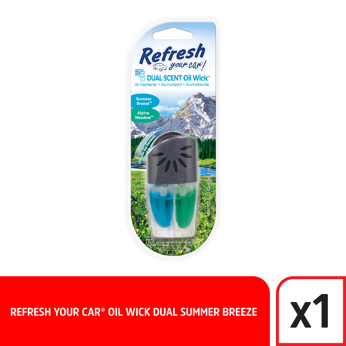 DUAL OIL SUMMER BREEZE ALPINE MEADOW - ACEITE CON FRAGANCIA