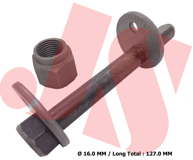 CORRECTOR DE COMBA PARRILLA INFERIOR - TOYOTA HILUX 2016/... (PARA BUJE Ø 16MM CORTO 127 MM )