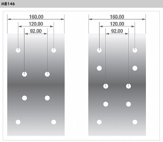BLOQUES SIN AMIANTO AF/600 FRAS-LE/LONAFLEX  MB/146 X
