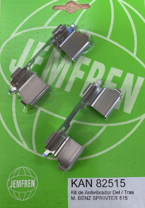 KIT ANTIRRUIDO DELANTERO Y TRASERO MB BENZ SPRINTER 415 - 416 - 515 - 516 MOD NUEVO  -IVECO DAILY 55-10