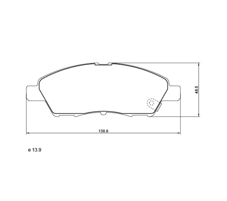 PASTILLA DE FRENO NISSAN MARCH 12/... /VERSA 12/... /NOTE 15/...