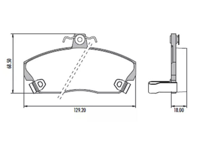 PASTILLA DE FRENO DEL ROVER 216/LAND ROVER FREELANDER 98/00