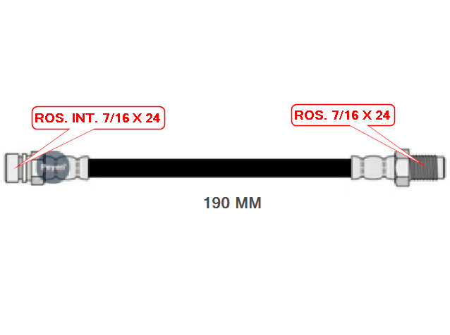 FLEXIBLE DE EMBRAGUE  DODGE D-100-200-600