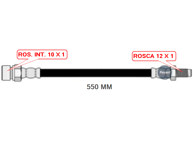 FLEXIBLE DEL-TRAS.RASTROJERO P-63