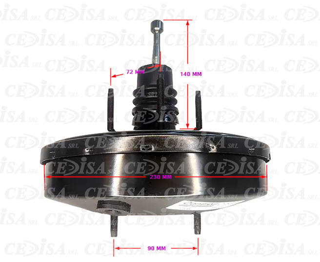 SERVO DE FRENO - FIAT GRAND SIENA - FIORINO - UNO - MOBI C/ ABS