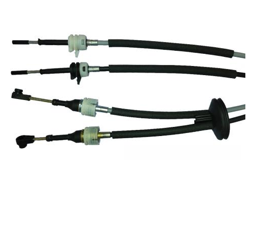 CABLE CAMBIO DE VELOCIDADES CHEVROLET CLASSIC /TIGRA /COMBO -2 CABLES UNIDOS CON GOMA- 15/. L. TOT: 1140
