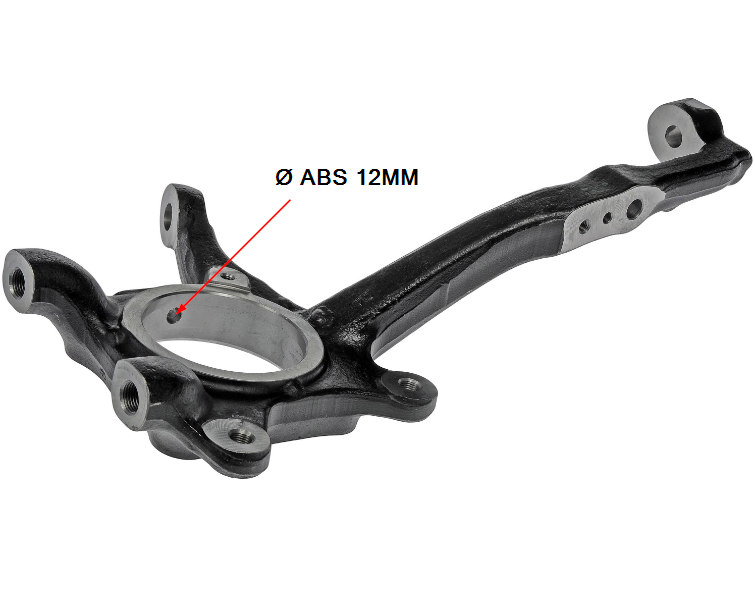 PORTA MAZA DERECHO - TOYOTA HILUX 2016/..  C/ABS 12 MM