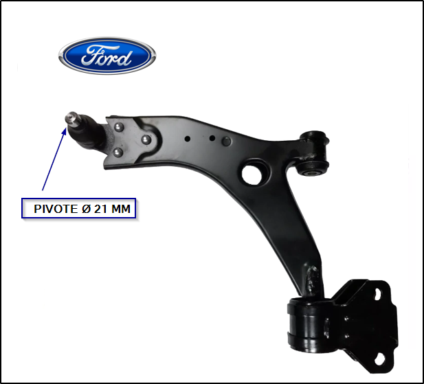 PARRILLA DE SUSPENSION DEL. IZQUIERDA FORD FOCUS III 13/...- KUGA 13/17 (CON ROTULA 21 MM)
