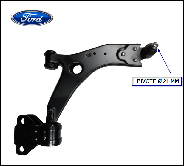 PARRILLA DE SUSPENSION DEL. DERECHA FORD FOCUS III 13/...- KUGA 13/17 (CON ROTULA 21 MM)