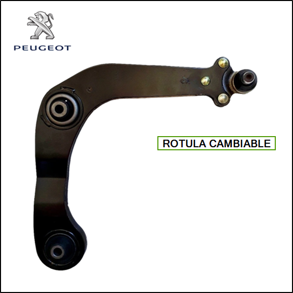 PARRILLA DE SUSPENSION DER PEUGEOT 206/207 (C/ROTULA-CAMBIABLE)