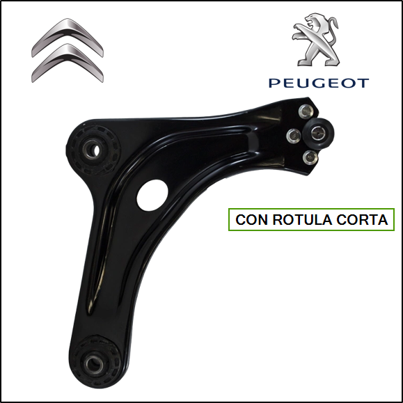 PARRILLA DE SUSPENSION DER CITROEN C3  02/... (C/ ROTULA-PLACA CORTA)