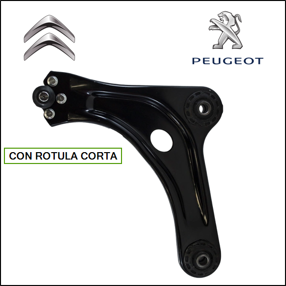 PARRILLA DE SUSPENSION IZQ CITROEN C3  02/... (C/ROTULA-PLACA CORTA)