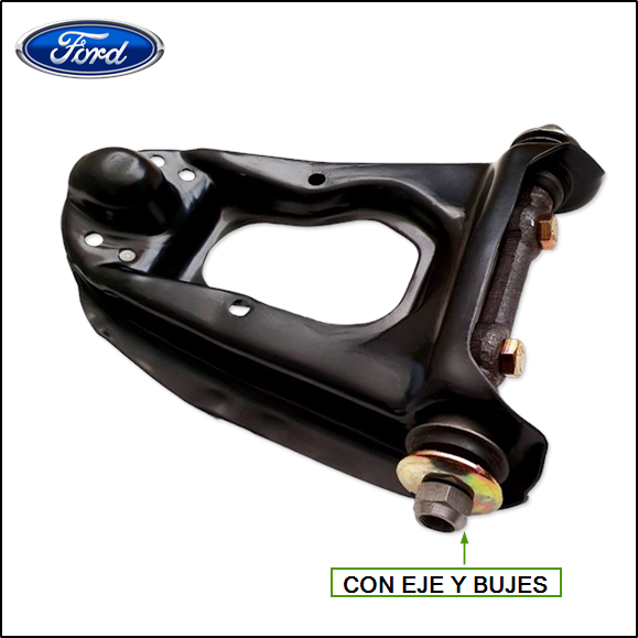 PARRILLA DE SUSPENSION FORD FALCON (SUPERIOR-MODELO VIEJO-C/BUJE-EJE Y TORNILLO-S/ ROTULA)