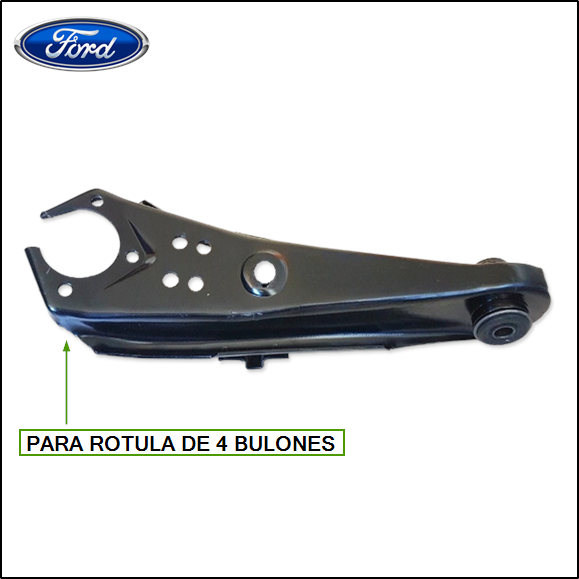 PARRILLA DE SUSPENSION FORD FALCON (INFERIOR-MOD VIEJO-C/BUJE-S/ROTULA-4 AGUJEROS)