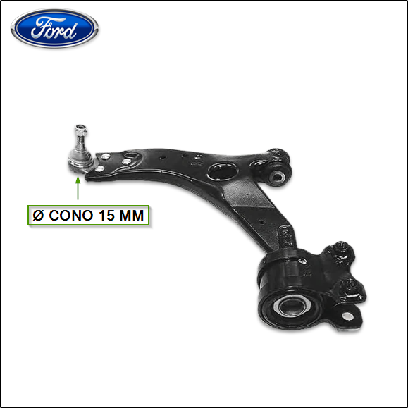 PARRILLA DE SUSPENSION IZQ FORD FOCUS II/KUGA 07/13 /VOLVO S40 08/10 (C/ROTULA 15MM)