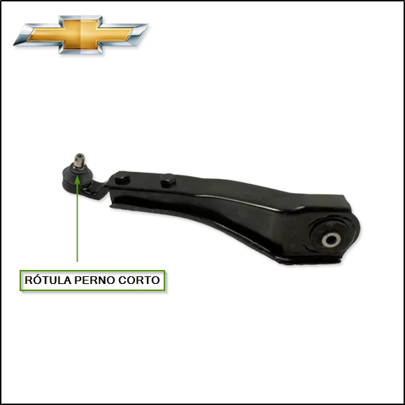 PARRILLA DE SUSPENSION IZQ CHEVROLET CORSA/AGILE 09/.../MONTANA 11/.../TIGRA 98/.../SUZUKI FUN (C/ROTULA)