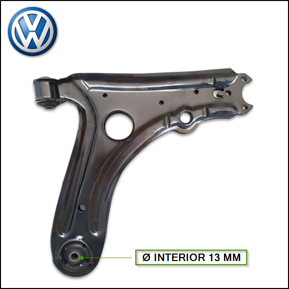 PARRILLA DE SUSPENSION DER/IZQ VOLKSWAGEN POLO/CADDY (P/BUJE-13MM)