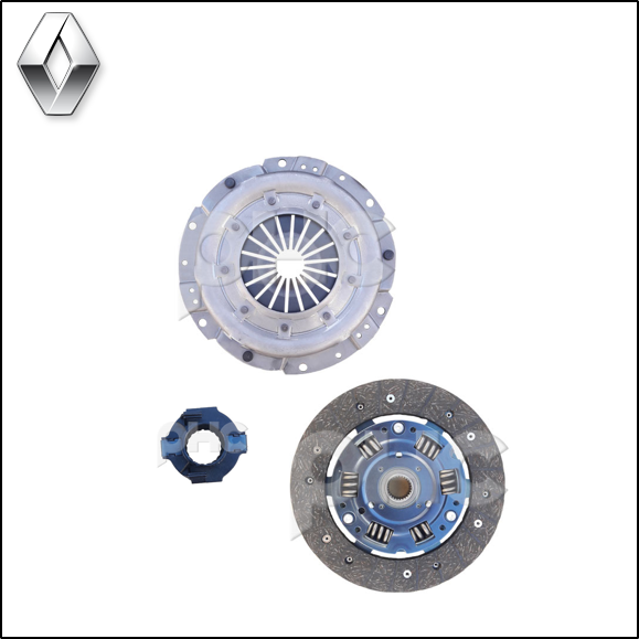 KIT DE EMBRAGUE P+D+C RENAULT R19/EXPRES/KANGOO 1.9 F8Q - DISCO/PLACA 200 MM x 26 ESTRIAS